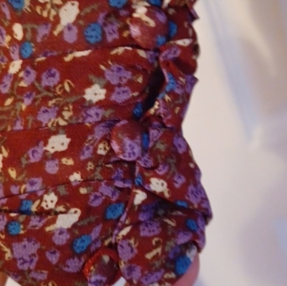 NWT ASTR the Label Zanna Cropped Balloon Long Sleeve Top - Picture 7 of 10